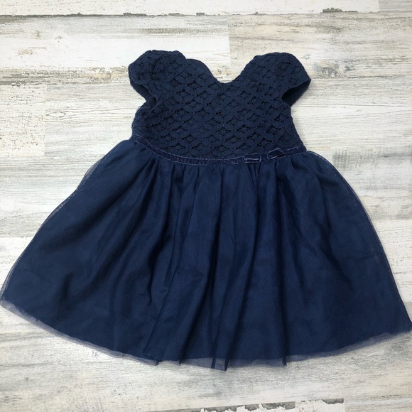 Carter's Other - Carter’s Baby Dress 9M Navy Blue Tulle
